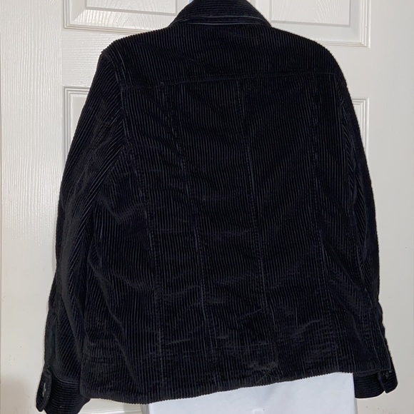 L.L. Bean Corduroy Barn Chore Utility Jacket Flannel Lined Size Large Petite - Picture 4 of 11